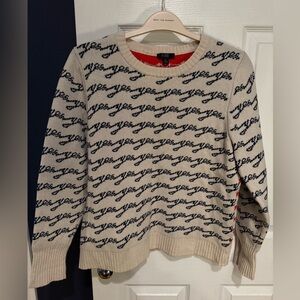 Jcrew Yes/No Sweater